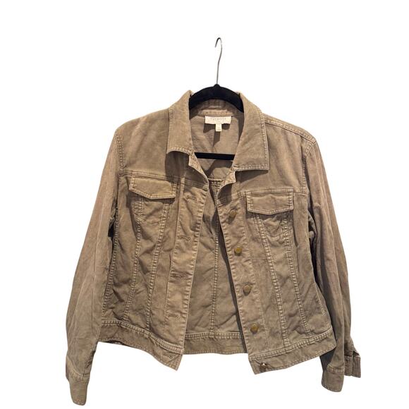 Talbots Corduroy Jacket - Beige with hint of Olive - Picture 1 of 7